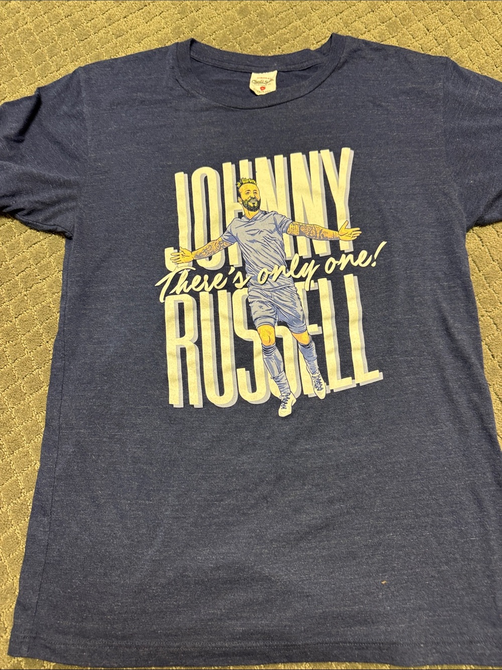 Johnny Russell Graphic Short-Sleeve Tee - Navy